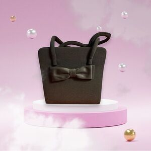 Whiting & Davis Black Mini Bag